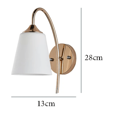 Schéma coté indiquant 28 cm de hauteur et 13 cm de largeur