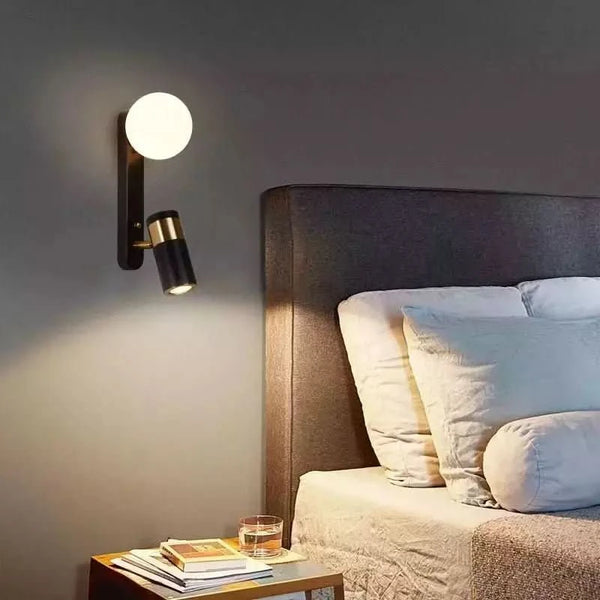 Applique Murale avec Liseuse | LuxLumina