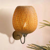 Böhmische Wandleuchte aus Rattan und Bambus | Elma