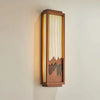 Handgefertigte Wandleuchte aus Holz | Ayle