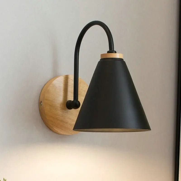 Schwarze Wandleuchte | Zira