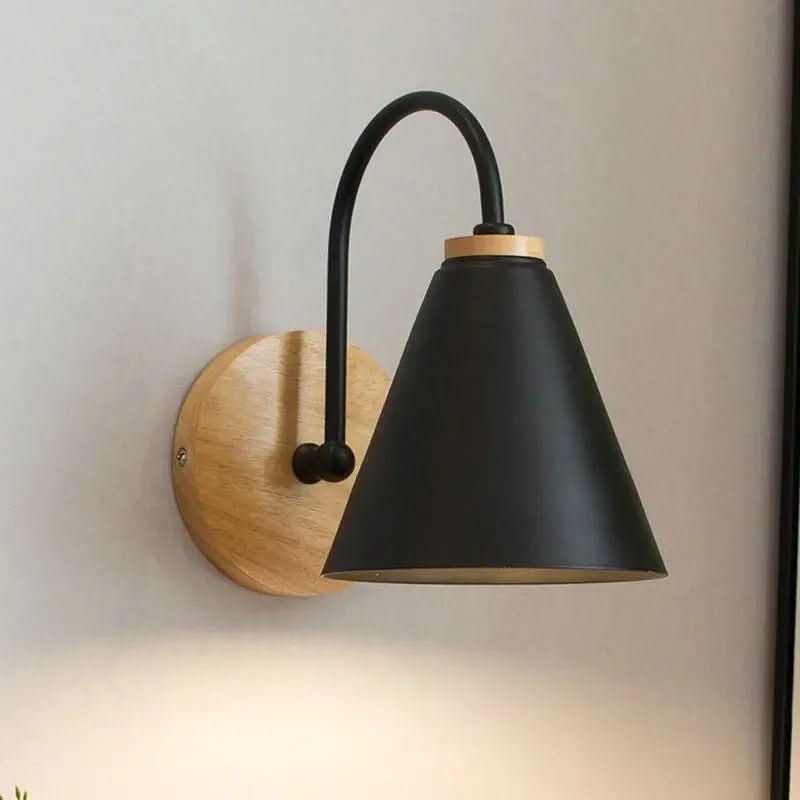 Schwarze Wandleuchte | Zira