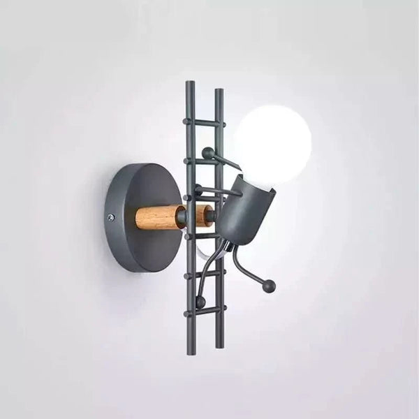 Wandleuchte Männchen | Lichtsilhouette