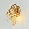 Wandleuchte Bronze und Kristall | Nare