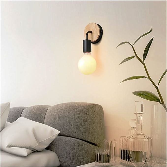 Design-Wandleuchte aus Holz | Natürliches Licht