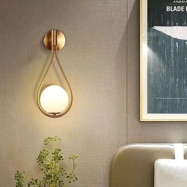 Wandleuchte Wassertropfen | Lichtkaskade