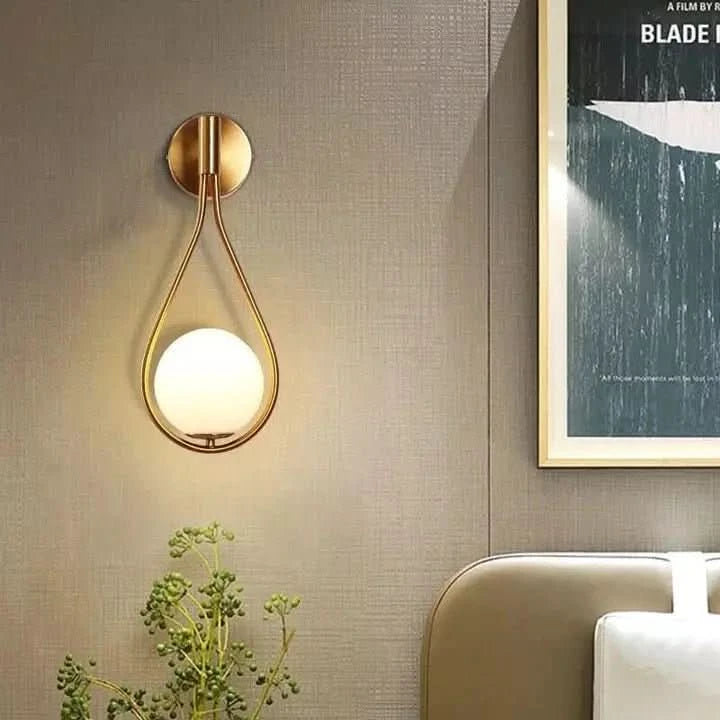 Wandleuchte Wassertropfen | Lichtkaskade