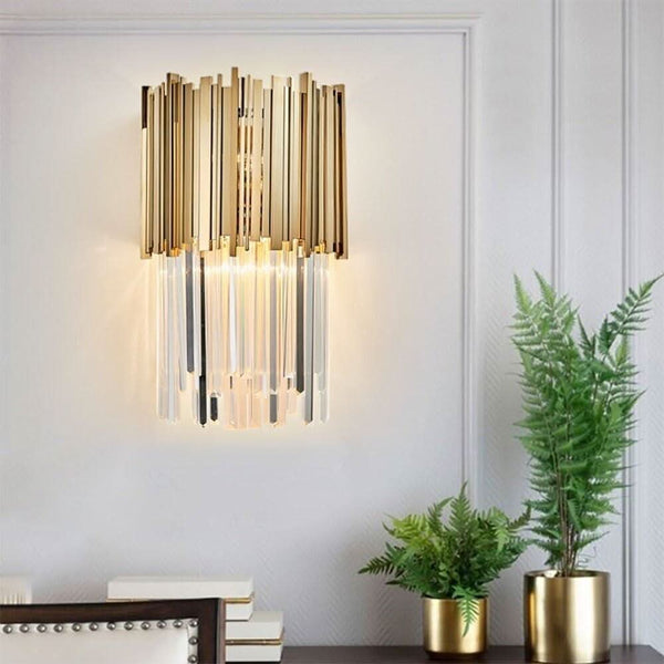 Moderne LED-Wandleuchte | Kristallklares Licht