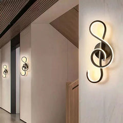 Wandleuchte Musiknote | Licht-Symphonie