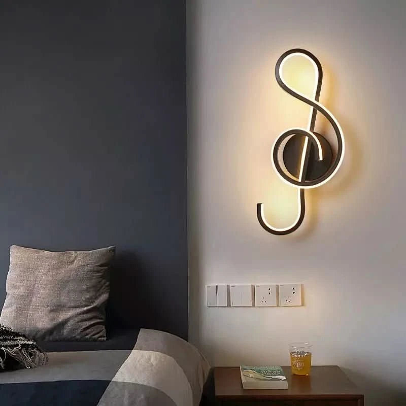 Wandleuchte Musiknote | Licht-Symphonie