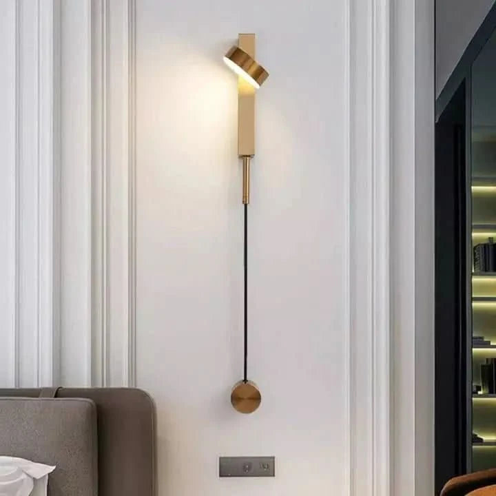 Applique Murale Orientable | Lueur Flexible - Designix Applique Murale Doré Blanc Chaud