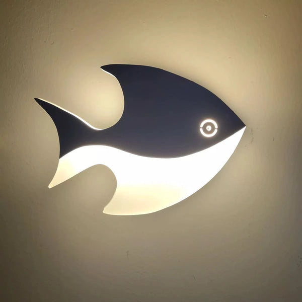 Applique Murale Poisson | Lumière Marine
