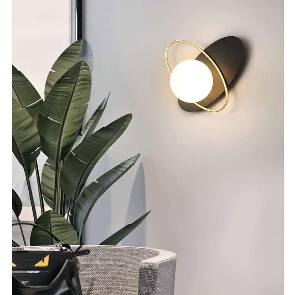 Applique Murale Salon Bois Boule | Éclat Naturel