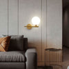 Applique noir en laiton | Sphère Lumineuse