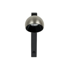 Applique Murale ZAMBELIS 13W Dimmable DESIGN Noir Sable et Nickel Brosse 25341