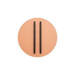 Applique Murale ZAMBELIS D400 13W Dimmable DESIGN Rouge Brique et Noir 2574
