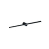 Applique Salle de Bain ZAMBELIS 21W IP54 DESIGN Noir Sable 22126