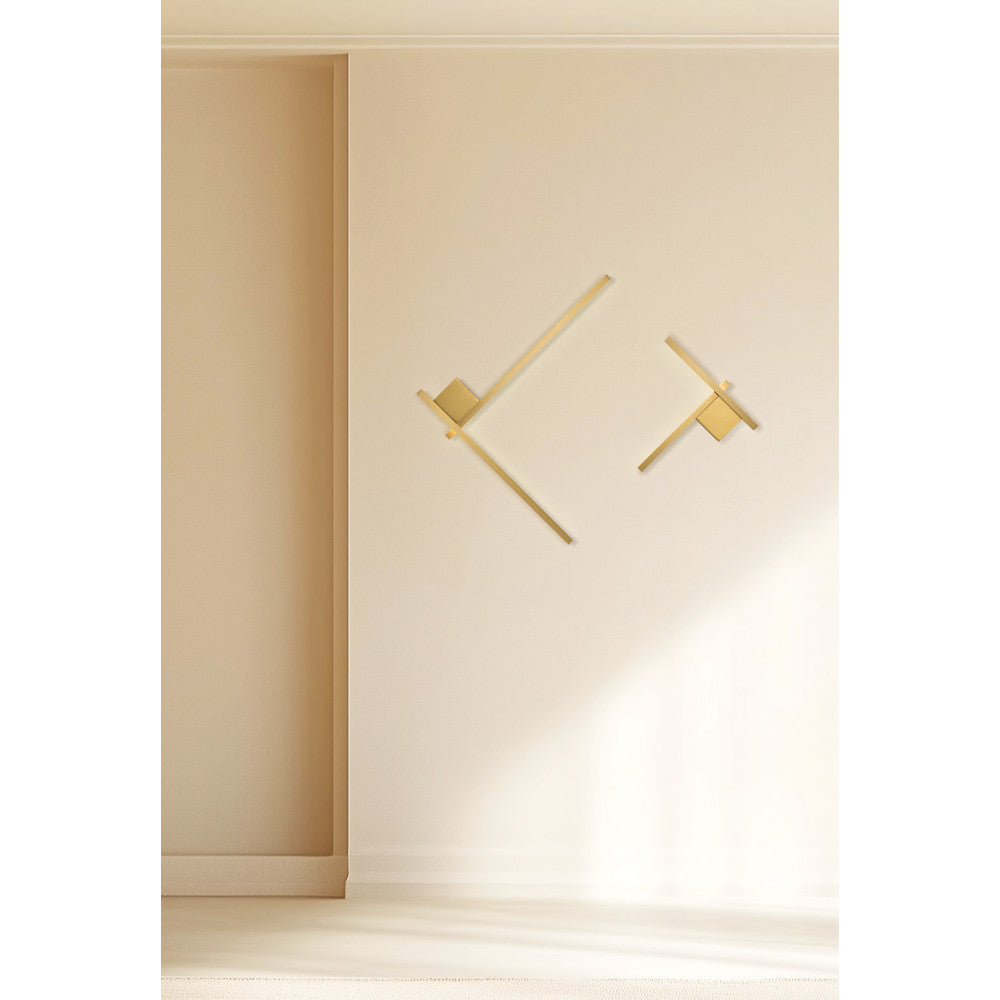 Applique ZAMBELIS 13W Dimmable DESIGN Dore Mat 23104