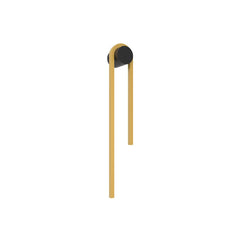 Applique ZAMBELIS 13W Dimmable DESIGN Noir et Dore 23107