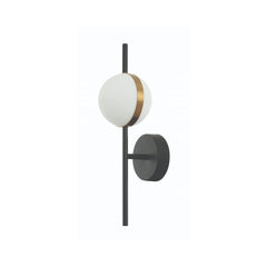 Applique ZAMBELIS D125 8W DESIGN Noir Mat et Or 2003