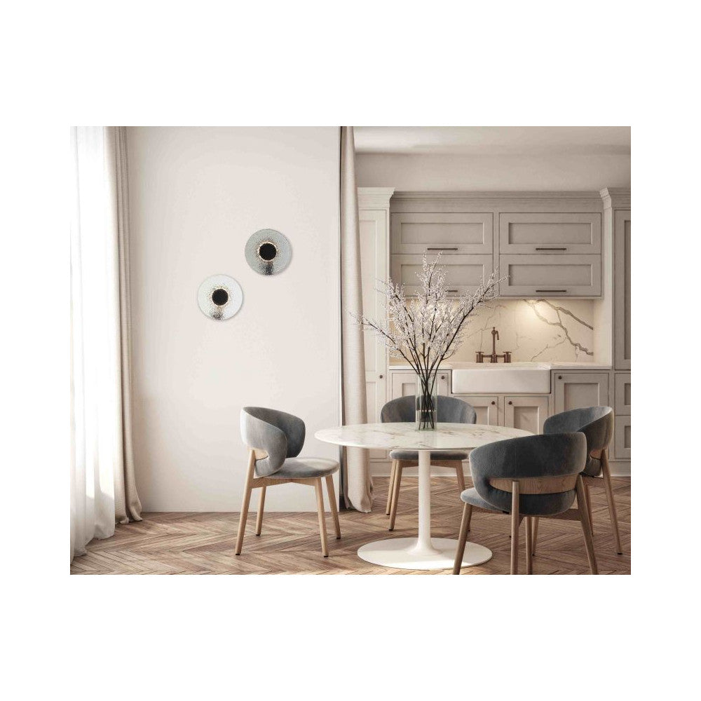 Applique ZAMBELIS D280 8W DESIGN Noir Mat et Gris Fume 23076