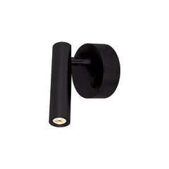 Applique ZAMBELIS D80 3W DESIGN Noir Mat H48-B