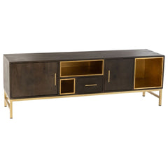 Niedriges Sideboard Mango Eisen Goldfarben | Yani