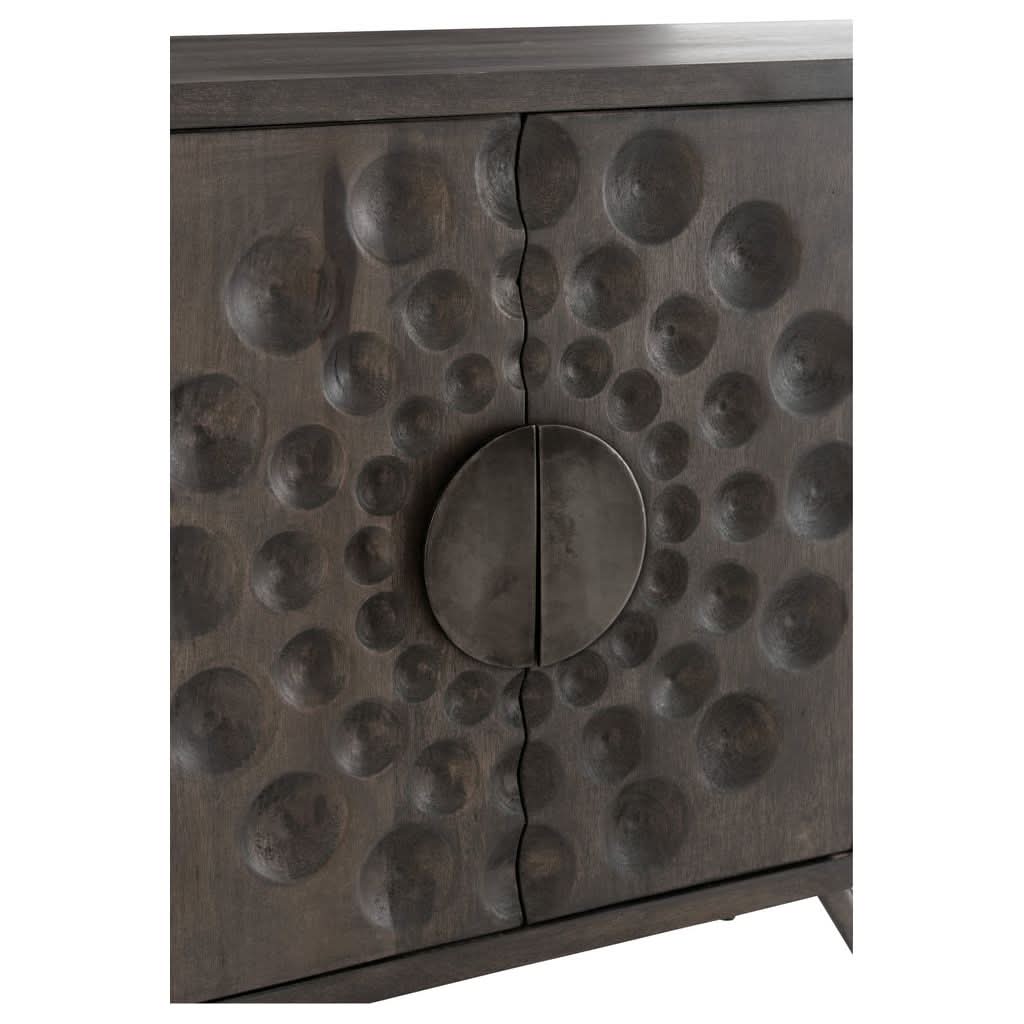 Armoire Basse Mangue Marron Tiroirs | Xeni - Designix Armoire