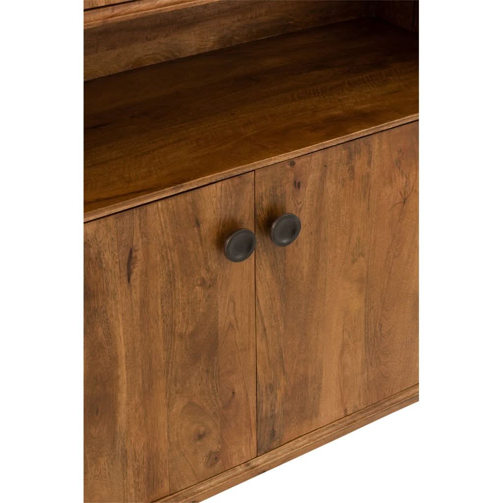 Armoire Bois de Manguier Marron | Ulya - Designix Armoire