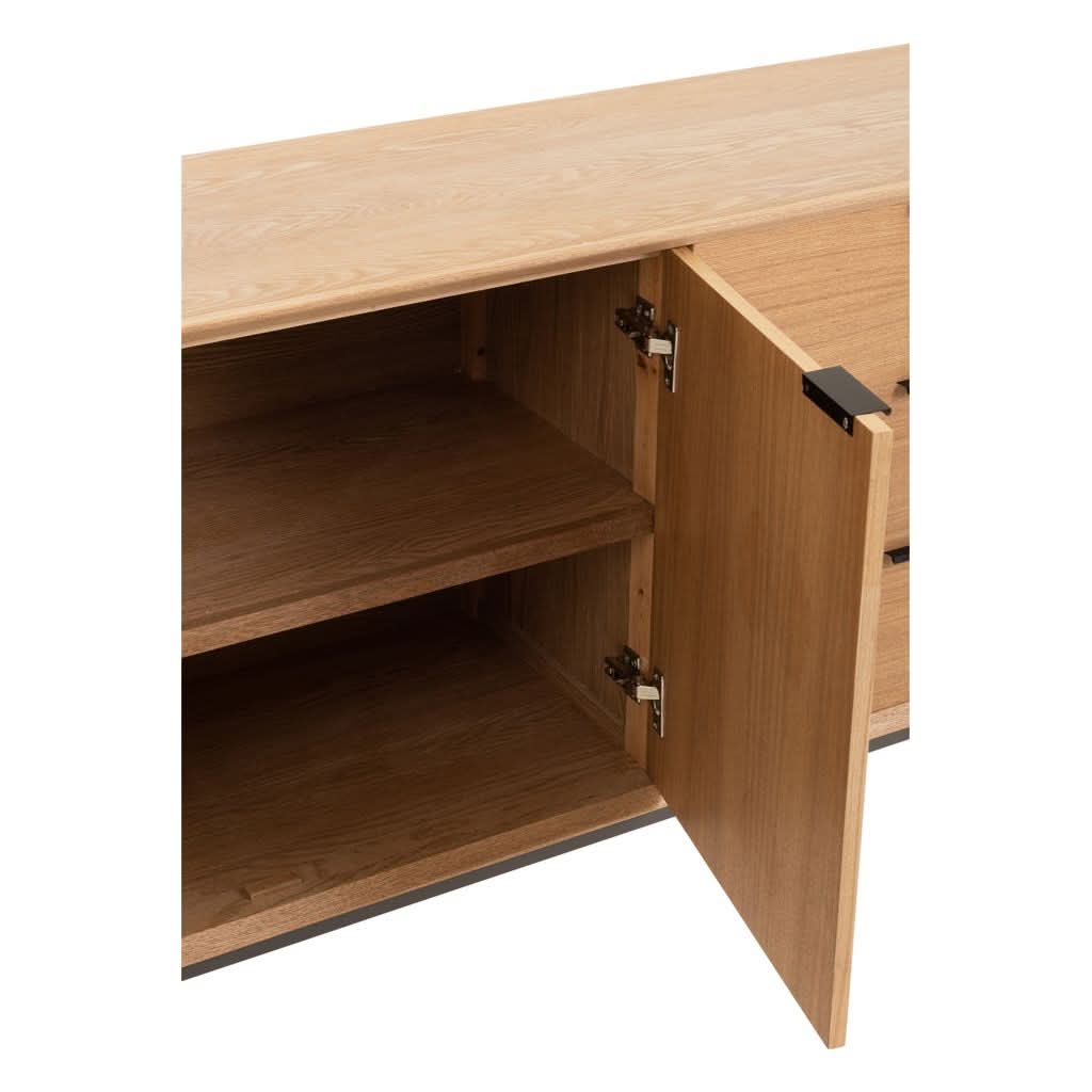 Armoire Bois Métal Naturel | Cara - Designix Armoire