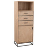 Armoire Haute Tiroirs Bois Métal | Kilo
