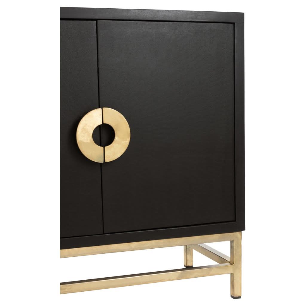 Armoire Manguier Fer Noir Doré | Tira - Designix Armoire