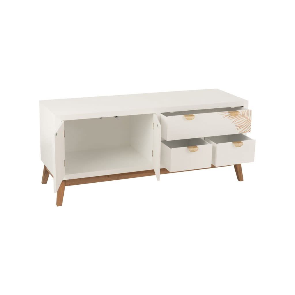 Armoire MDF Blanc Naturel 3 Tiroirs | Vora - Designix Armoire