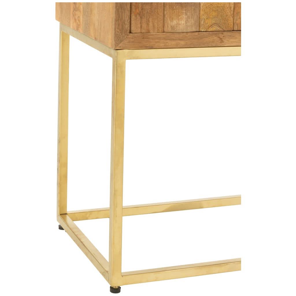 Armoire Métal Bois de Mangue | Wina