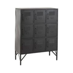 Metallschrank Schwarz 9 Türen | Eyla