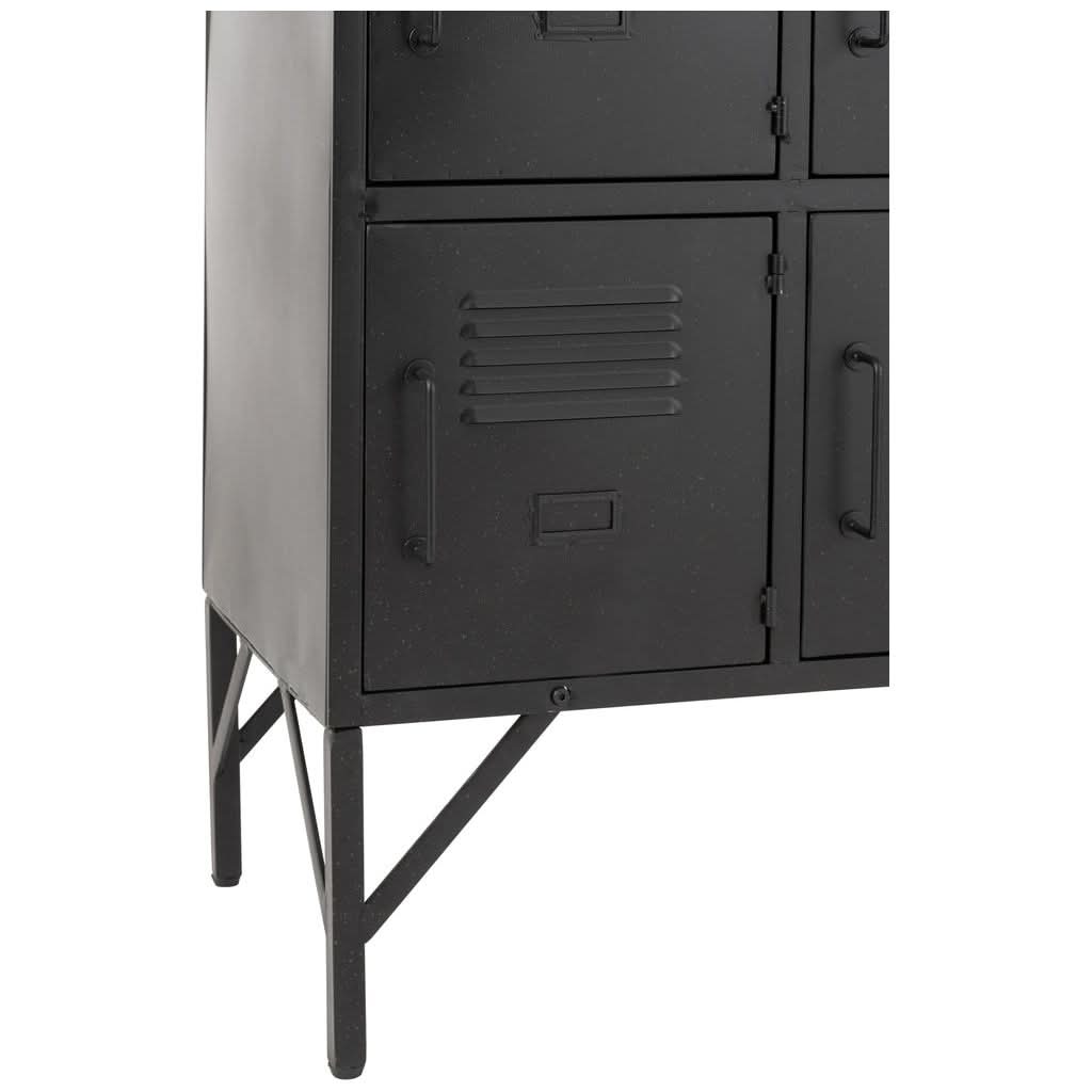 Armoire Métallique Noir 9 Portes | Eyla - Designix Armoire