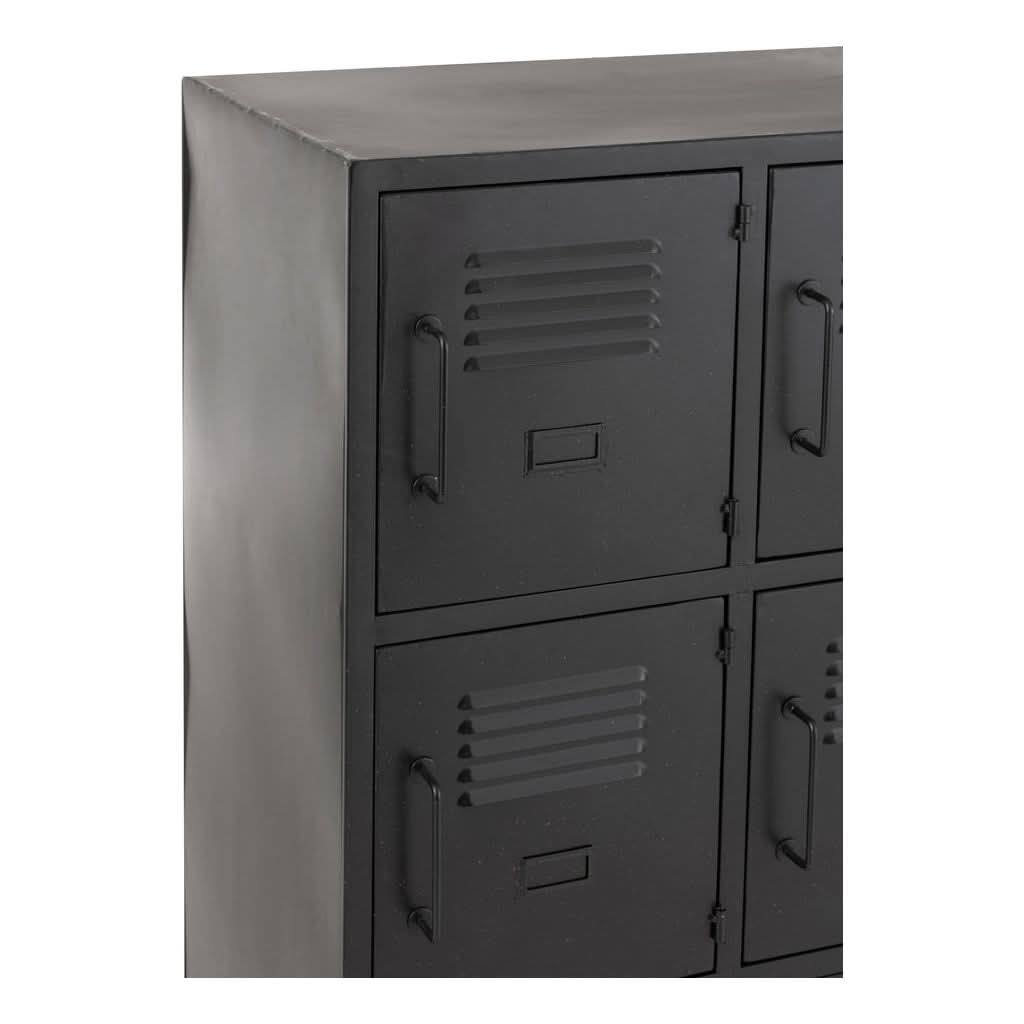 Armoire Métallique Noir 9 Portes | Eyla - Designix Armoire