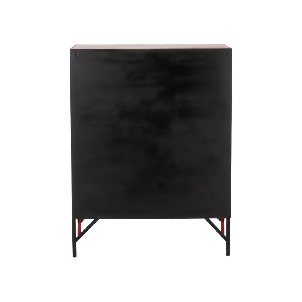 Armoire Métallique Rouge 9 Tiroirs | Fila - Designix Armoire