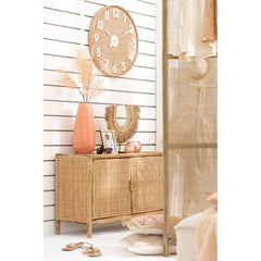 Armoire Rattan Naturel 2 Portes | Loro