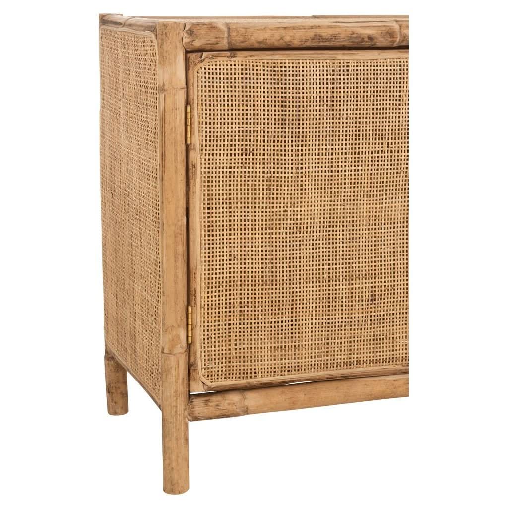 Armoire Rattan Naturel 2 Portes | Loro - Designix Armoire