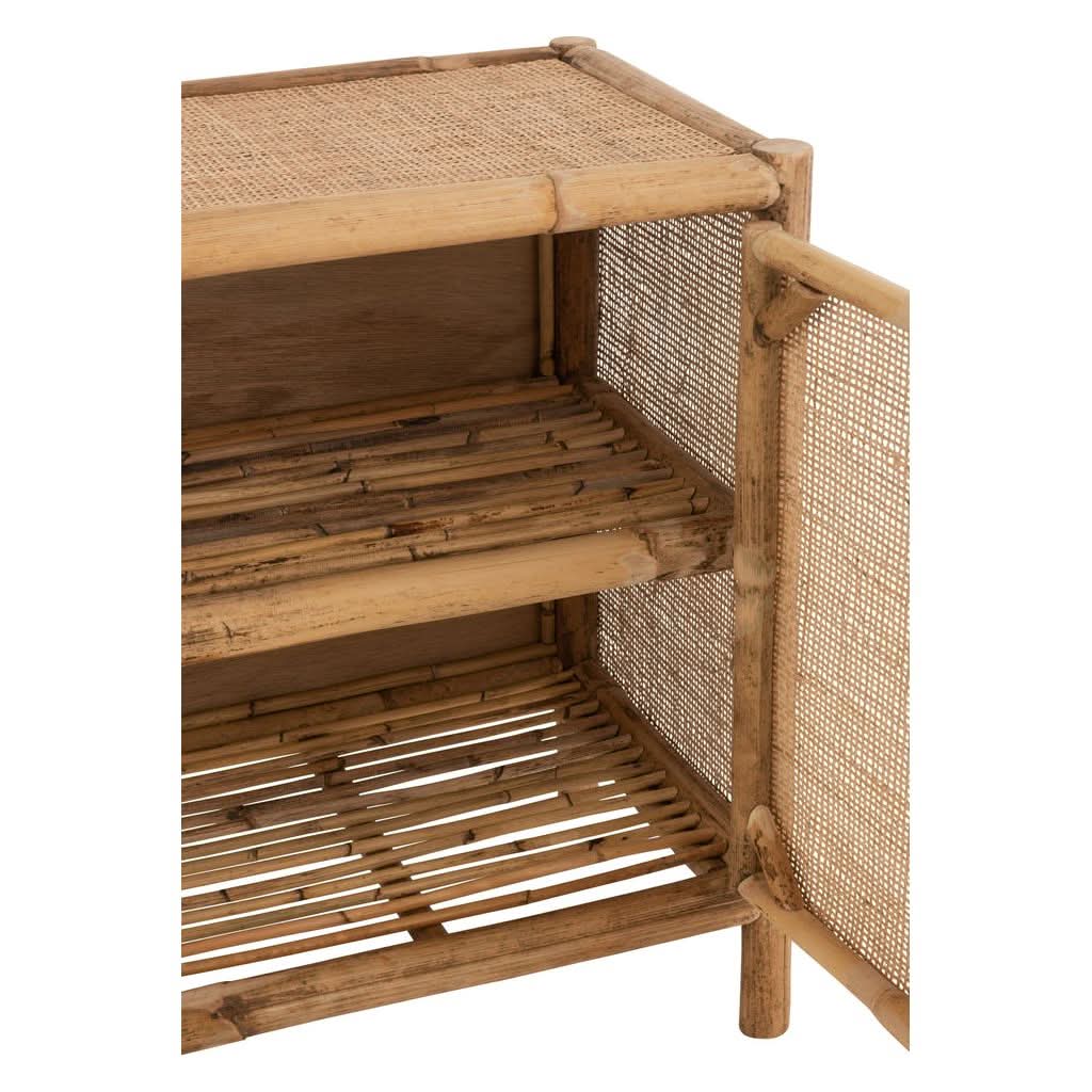 Armoire Rotin Naturel Ozara | Kira - Designix Armoire