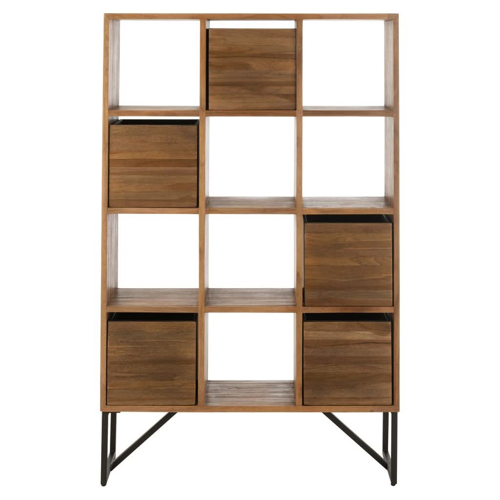Armoire Tiroirs Teck Recyclé | Pala - Designix Armoire