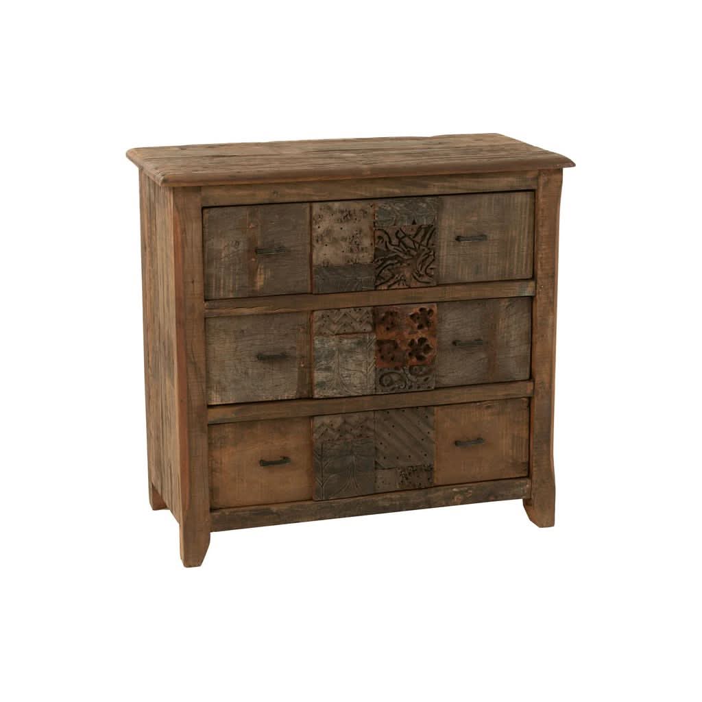Armoire Vintage Bois Marron | Qyna - Designix Armoire