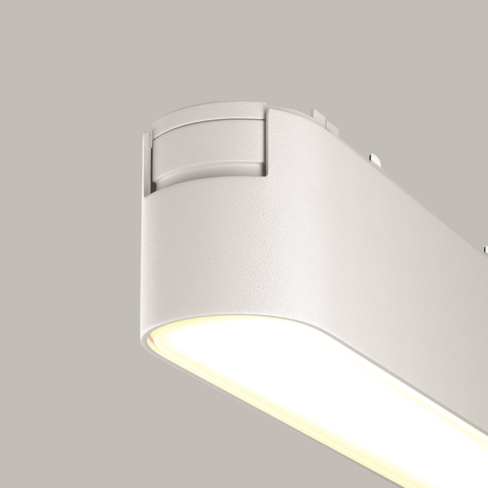 Détail rapproché de la surface texturée et du diffuseur lumineux allumé
