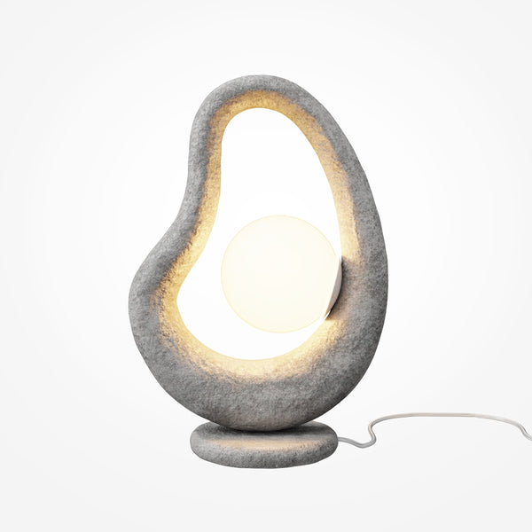 Opus Nachttischlampe grau