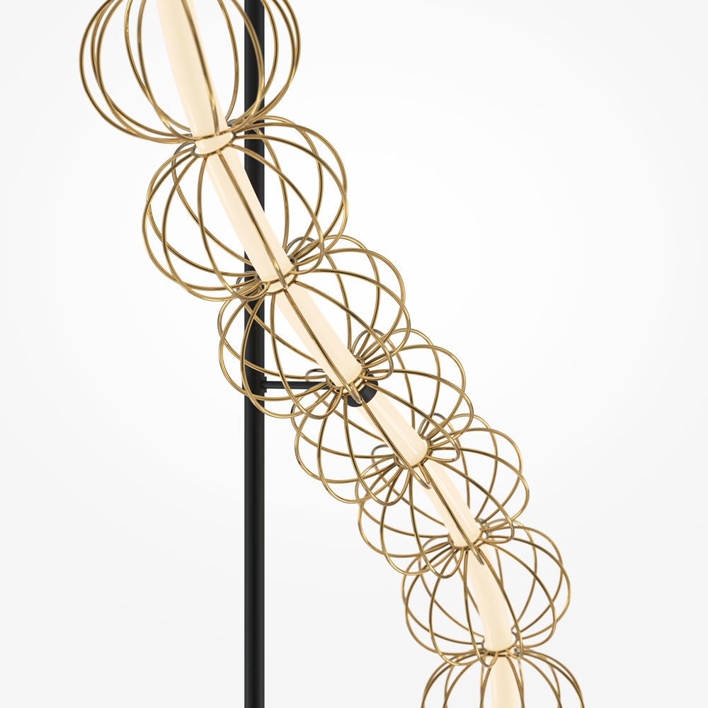 Golden Cage Stehlampe gold