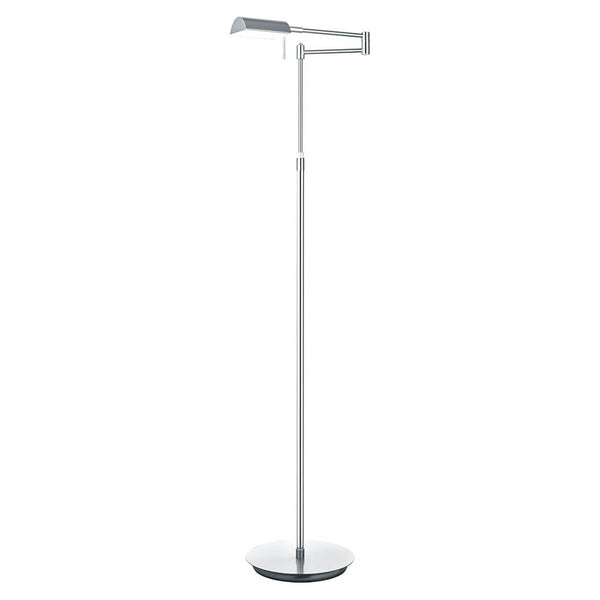 Lampadaire Graz nickel satiné