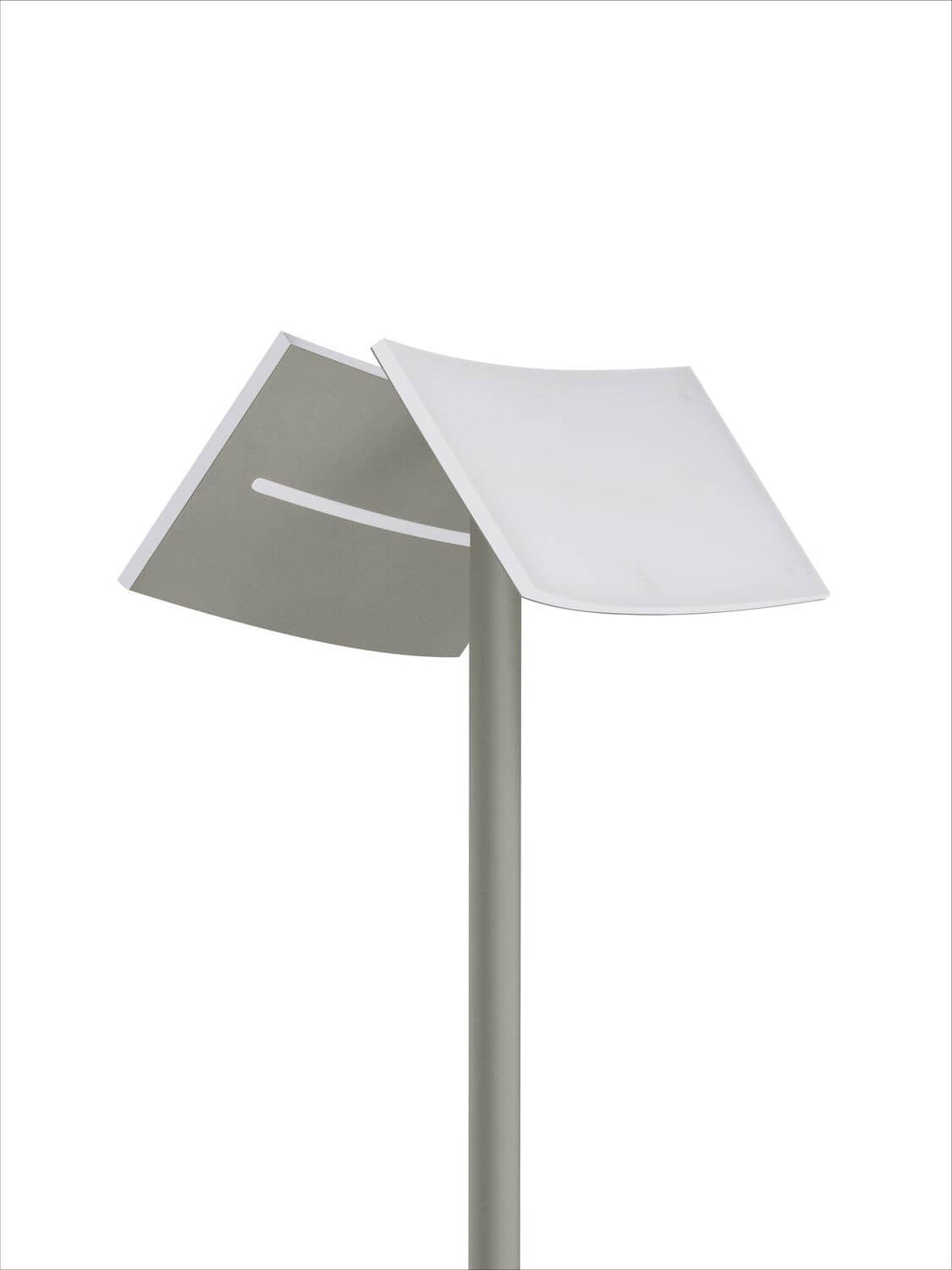 Lampadaire Evolo taupe, H 185 cm