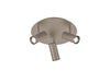 Plafonnier Polo 3 lumières taupe