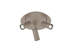 Plafonnier Polo 3 lumières taupe